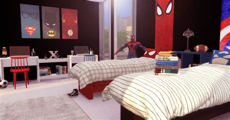 Jun 22, 2021 by moniamay72 | featured artist. Super Hero Twins BedRoom at Lily Sims » Sims 4 Updates