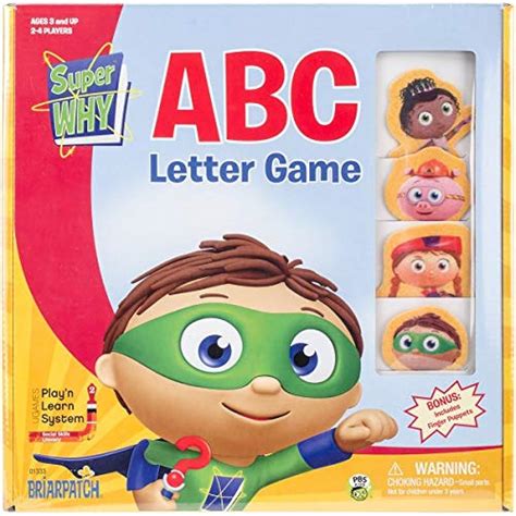 Super Why Abc Letter Game Contemporary Manufacture Board Traditional