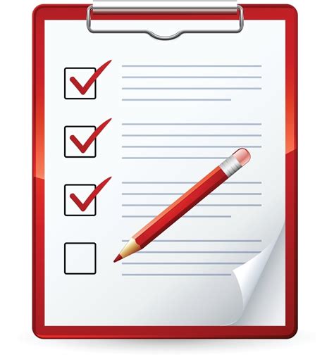 Checklist Clipart Writing Checklist Writing Transparent Free For