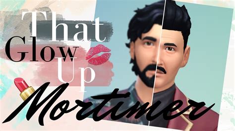 The Sims 4 That Glow Up Townie Makeover Mortimer Goth Youtube