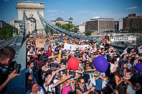 Budapest Pride Parade In Loving Color