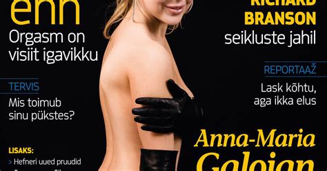 Skandaalne Anna Maria Galojan Playboy Kaanel