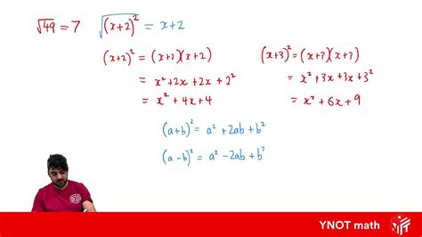 Expanding And Factorising Perfect Squares Youtube