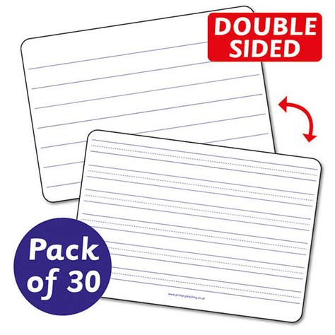 Mini Whiteboards Handwriting Guidelines A4 X 30