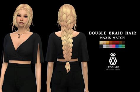Sims 4 Cc Outfits Sims 4 Hair Braid Horlets