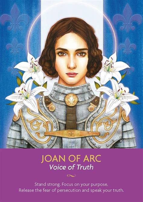 Joan Of Arc Offers All Of Those Who Call On Her A Great Strength That