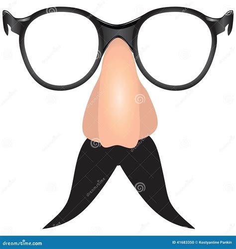 Drooping Mustache Stock Illustration Image 41683350