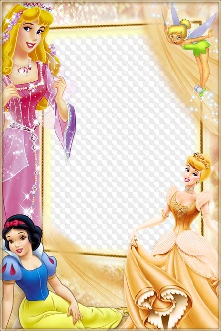 Disney Princess Frame Transparent Png Frame Psd Layered Photo Frame