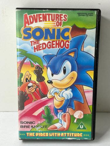 Adventures Of Sonic The Hedgehog Sonic Breakout On Vhs Video Cassette