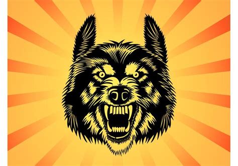Angry Wolf Vector Download Free Vector Art Stock Graphics And Images