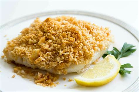 Baked Cod With Garlic Herb Ritz Crumbs Lb