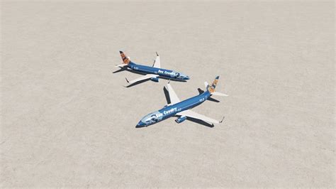 Boeing 737 800 Sun Country 1 Cities Skylines Mod