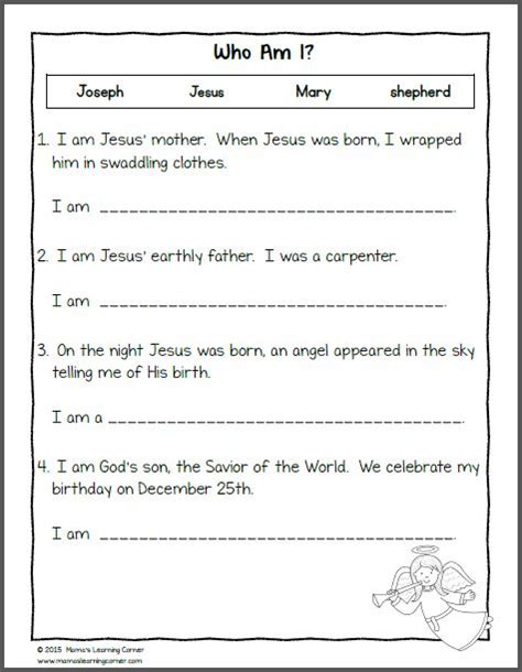 Religious Worksheets For Kindergarten Worksheets With Answers