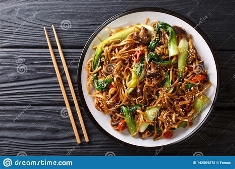 Stock up on lots of household cleaners before baby arrives! Asian Vegetarian Food Udon Noodles With Baby Bok Choy ...
