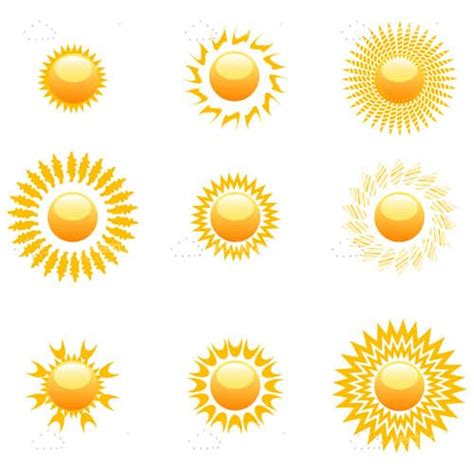 9 Sunshine Designs Icon Pack Vectorjunky Free Vectors Icons Logos