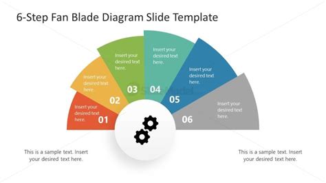 Step Fan Blade Diagram Template For Ppt Presentation Slidemodel
