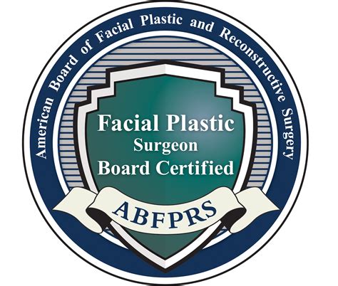 Dr Benjamin Stong Is The First Facial Plastic And Reconstructive Surgeon To Display The Abfprs