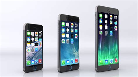 The Latest Apple Iphone 6 Concept Video Shows 3 New Handsets Putting