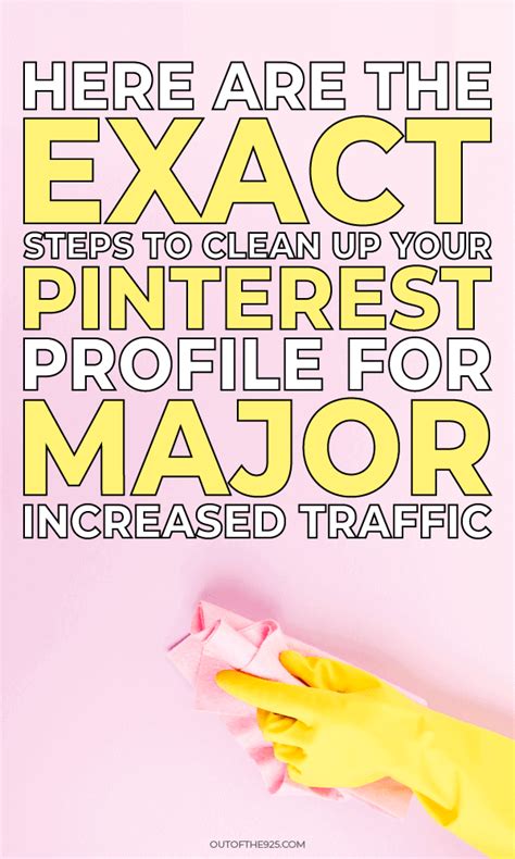 How To Clean Up A Pinterest Account In 2020 Out Of The 925