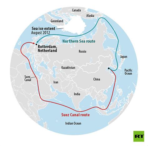 Russias Arctic Sea Now Major Shipping Route For European And Asian Trade