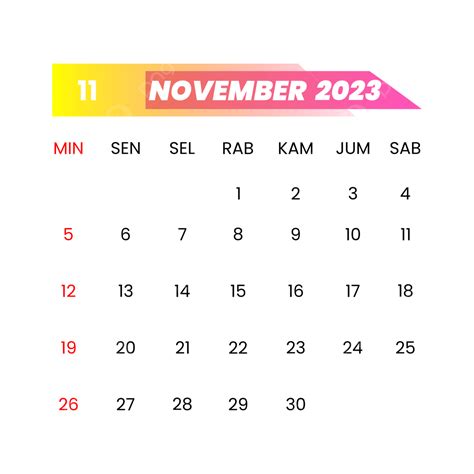 Gambar Desain Kalender Indonesia November 2023 Desain Kalender 2023