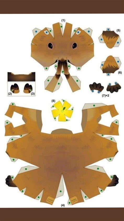 Kapibara Papercraft In 2023 Paper Doll Template Paper Art Craft