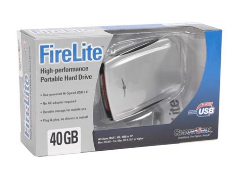 Smartdisk Firelite 40gb Usb 20 25 External Hard Drive Usbflb40