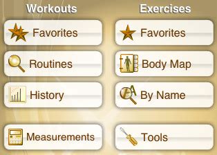 Plan each exercise for each day of the week. 10 Best Gym iPhone Applications - iPhoneNess