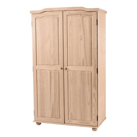 Unfinished Armoire Wardrobe Create Exquisite Look With Any Finish You