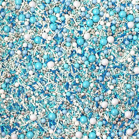 Buy Glass Slipper Princess Sprinkle Mix Made In Usa By Sprinkle Pop Blue Light Blue White