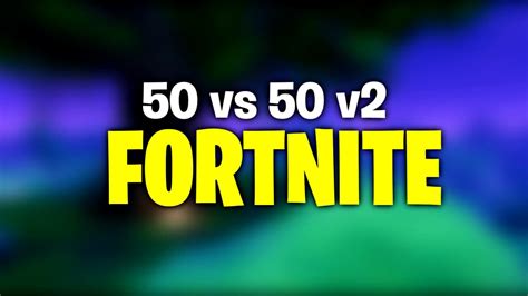New 50 V 50 V2 Epic Win In Fortnite Battle Royale Youtube