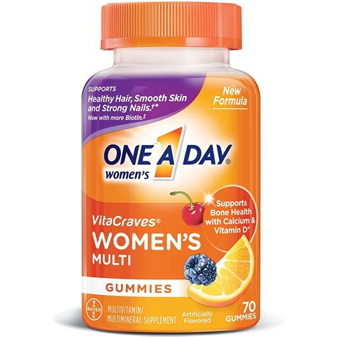 One A Day Women‚Äôs Vitacraves Multivitamin Gummies 70 Gummies