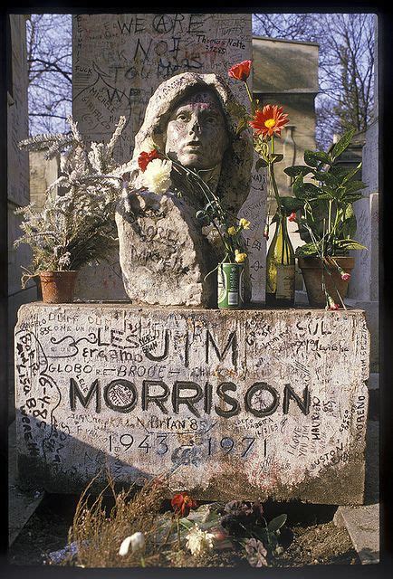 Jim Morrison Grave 1985 It Is The 3rd Most Visited By Tourists In