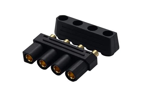 4pin High Current Connectorshigh Voltage Gold Plated Connectors For