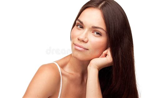Attractive Asian Girl Stock Image Image Of Brunette 27688747