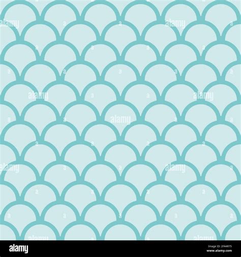 Seamless Blue And Green Fish Scales Skin Pattern Squama Texture