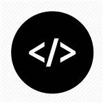 Code Icon Codes Round Icons Yap Kodlama
