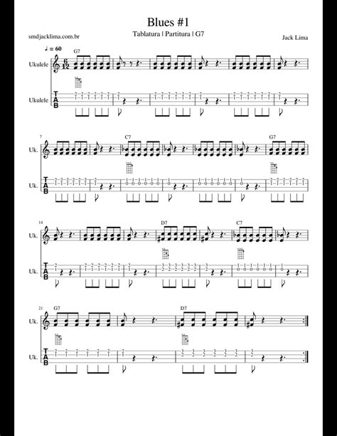 Pdf ukulele tabs for free download. Blues for Ukulele | Partitura | Tablatura #1 sheet music for Guitar download free in PDF or MIDI