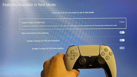 Ps5 How To Change Features Available In Rest Mode Tutorial For