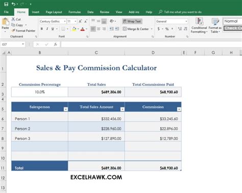 Sales Commission Calculator Templates 7 Free Docs Xlsx And Pdf