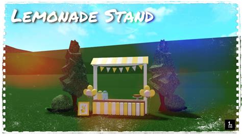 Lemonade Stand Build Tour 6k Bloxburg Youtube