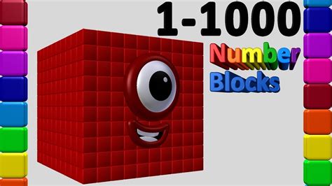 Numberblocks Fanmade Showcase 1 Thousand In G Major 3 Fixed Youtube