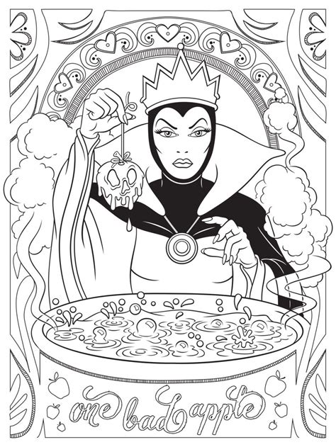 Evil Queen Coloring Pages At Free Printable