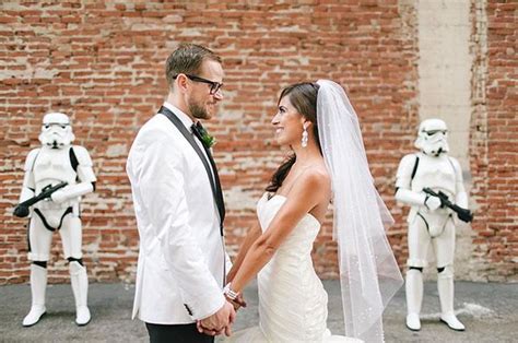 What It Looks Like When You Invite Stormtroopers To Your Wedding