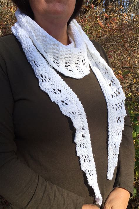 100 Cotton Shawl In Pure White Etsy