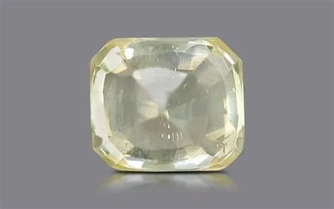 Yellow Rectangle Sapphire Gemstone At Rs 20000carat पीला सफायर In