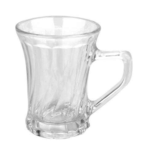 6PCS Turkish Tea Glasses Arabian Tea Coffee Cups Cay Bardagi Cups Clear