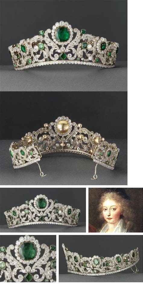 The Angouleme Emerald Tiara Worn By Marie Antoinette And Made By Evrard