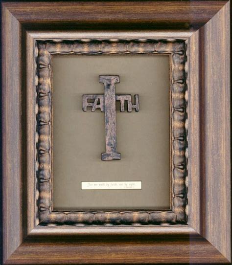Faith Cross Shadow Box (With images) | Shadow box, Shadow boxes, Shadow