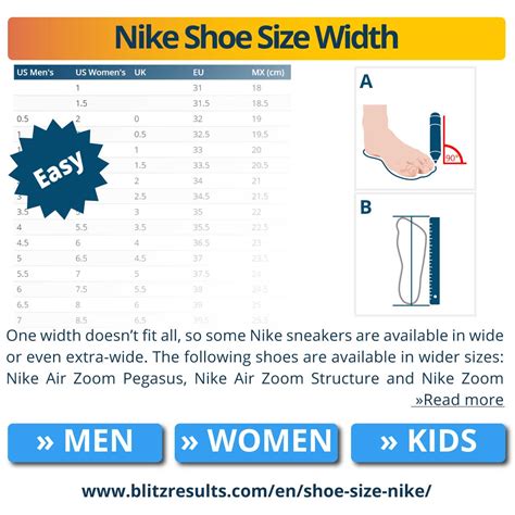 Nike Shoe Size Charts